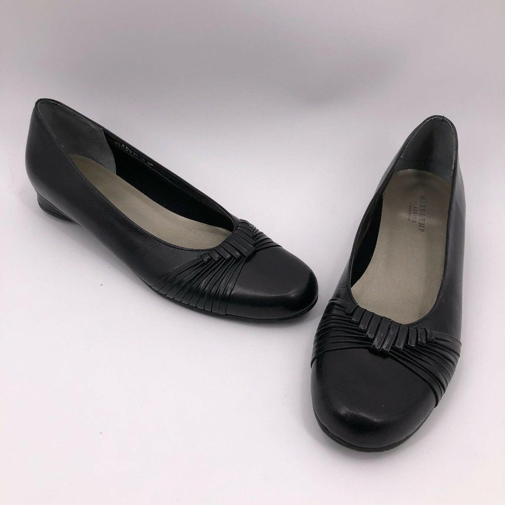 Mark Lemp Classic Black Slip On Dress Shoes